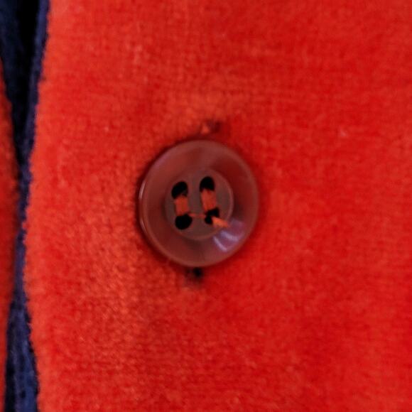 Vintage Y2K MOD Blank Sweatshirt Womens Small 18x22 Red Raglan - Picture 10 of 13